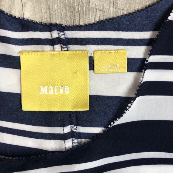 Anthropologie Maeve Striped Top - Picture 4 of 5